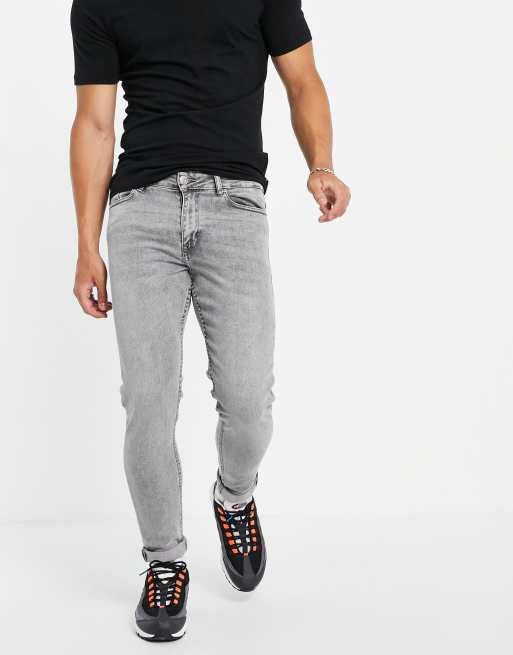 New Look - Skinny jeans in lichte grijze wassing