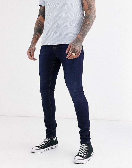New Look skinny jeans in mid blue wash