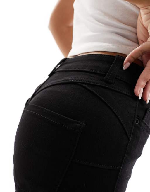 New Look skinny lift and shape jean in black, 2 of 5