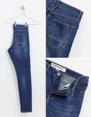 blue patch jeans