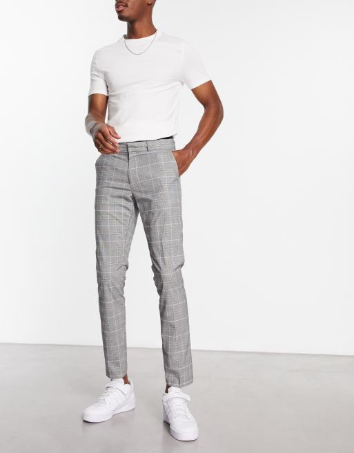 ASOS DESIGN Skinny Smart Trousers In Grey, $14, Asos