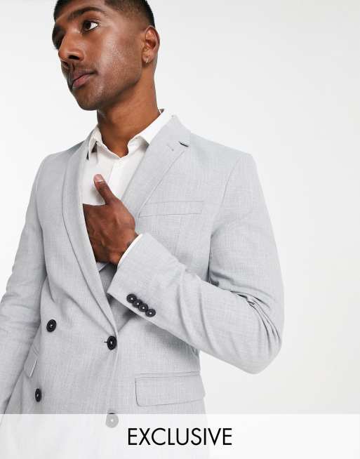 Light grey skinny store suit