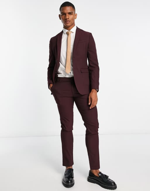 New look 2024 burgundy jacket