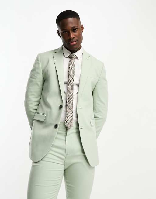 Light green 2025 coat suit