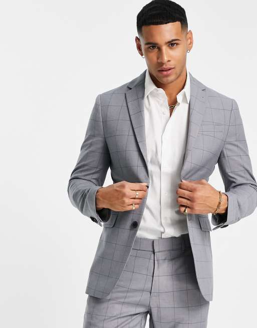 Grey suit sale jacket