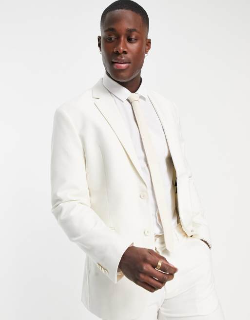 Off white best sale suit for groom