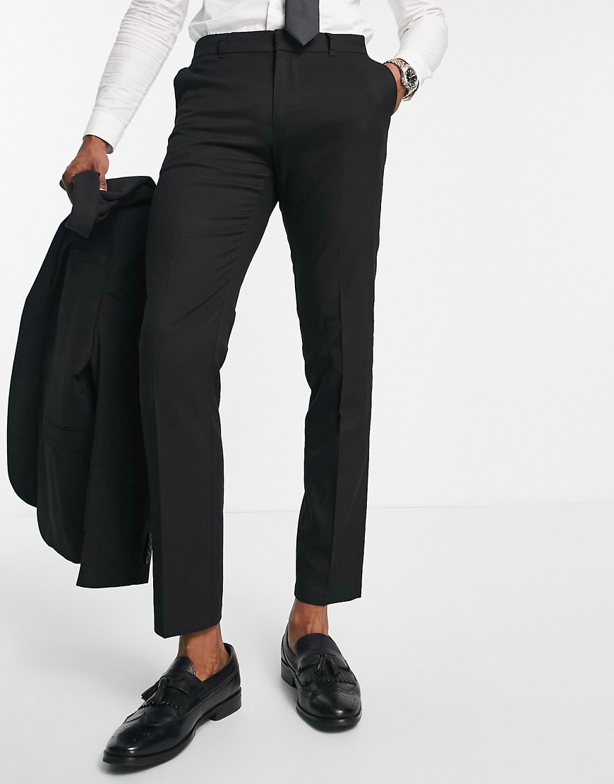 New Look Skinny Suit Pants In Black
