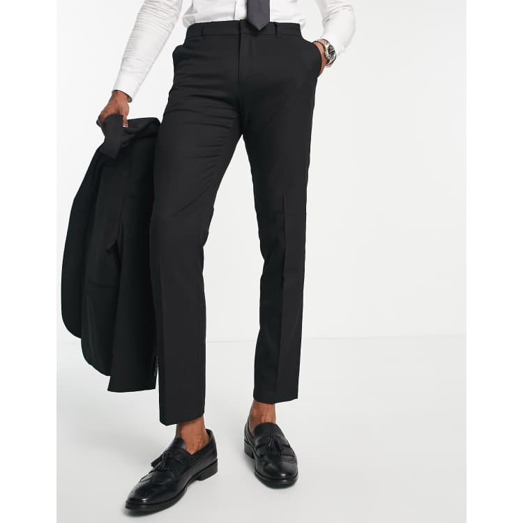 Black Skinny Leg Dress Pants