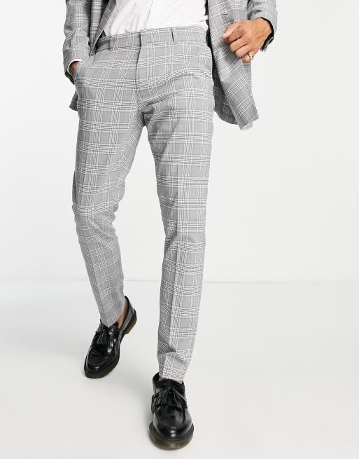 Plaid skinny best sale dress pants