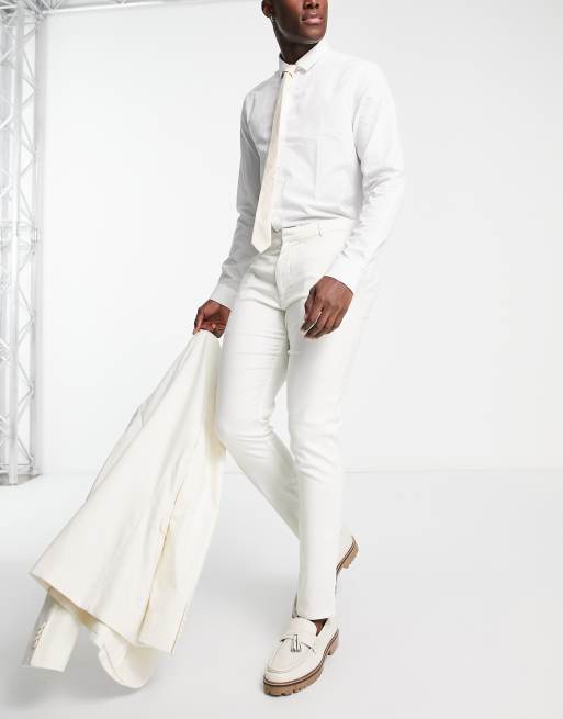 White dress pants store skinny