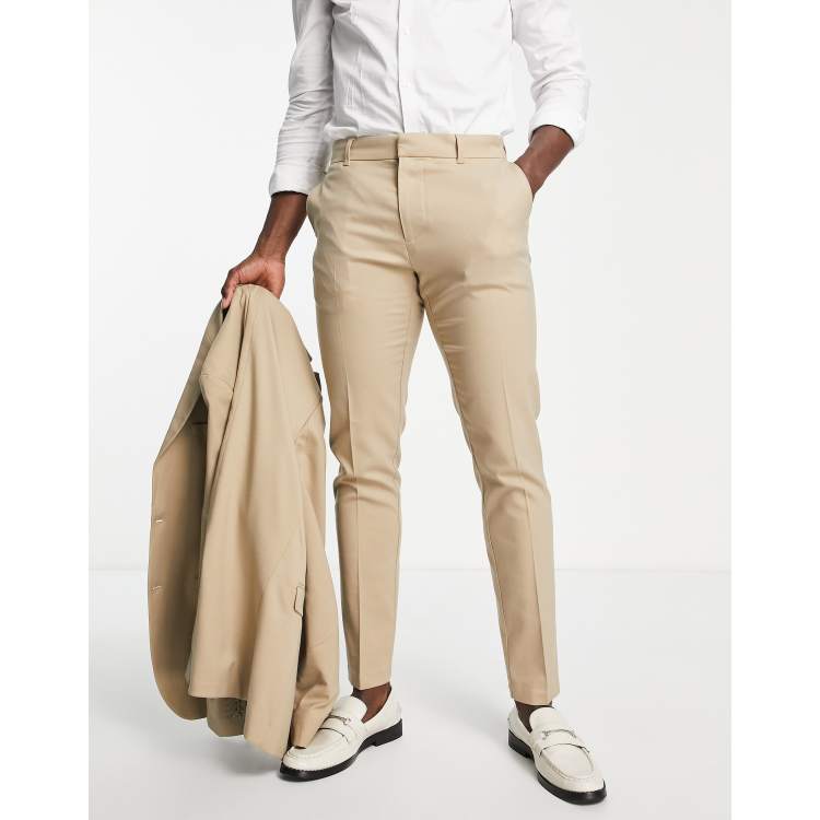 Tan shop pant suit