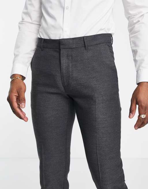 Dark grey hot sale skinny trousers