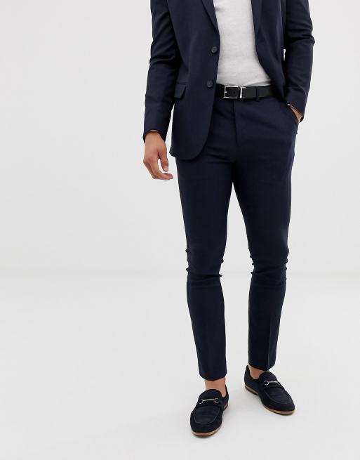 New Look skinny suit in navy, 3 of 3