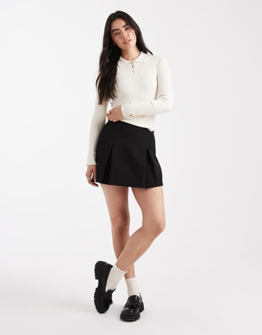 New Look skort in black