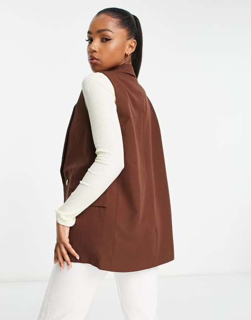 New look hotsell sleeveless jacket