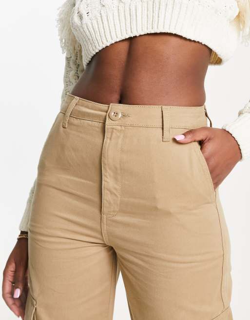 New Look slim cargo trouser in camel