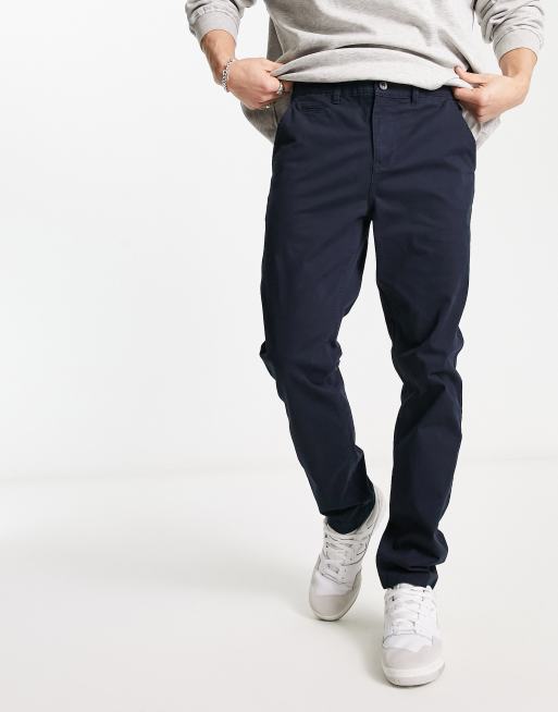 New Look slim chino in navy ASOS