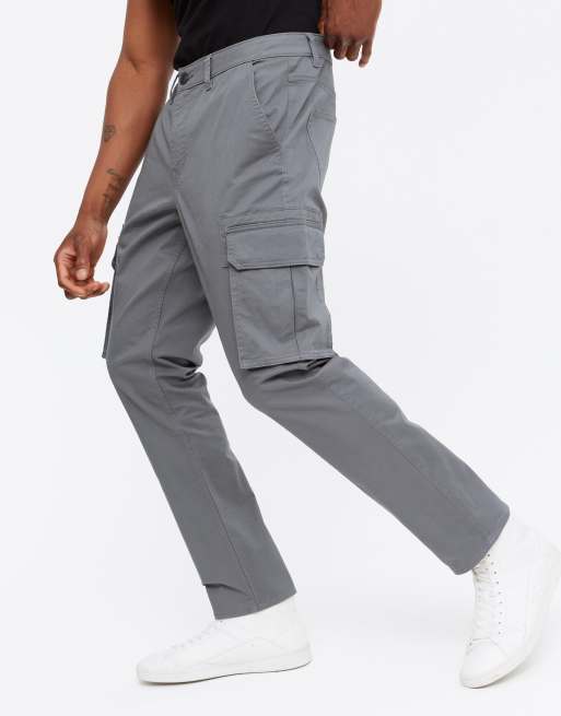 New Look slim fit cargos in green ASOS