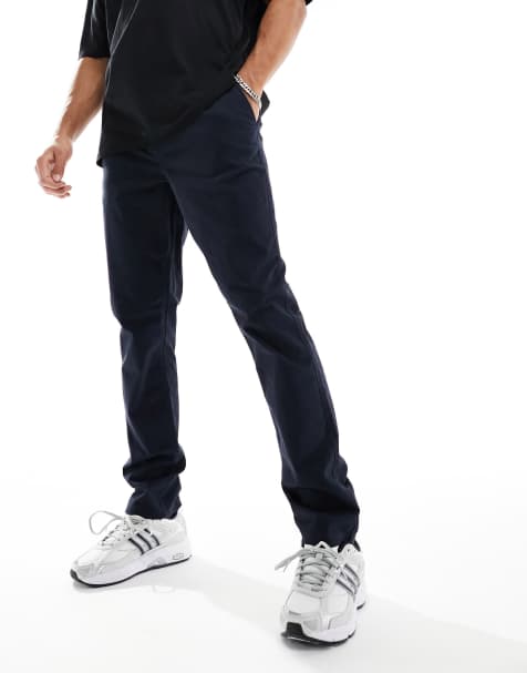 New Look slim fit chino in navy - view 1