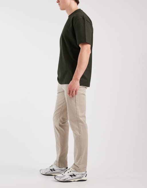 New Look – Slim-Fit-Chinohose in Steingrau, 3 von 5