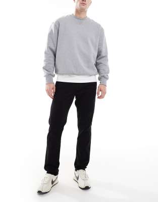 New Look New Look slim fit chinos in black