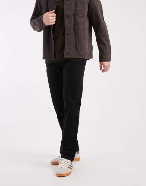 New Look slim fit chinos in black - view 1