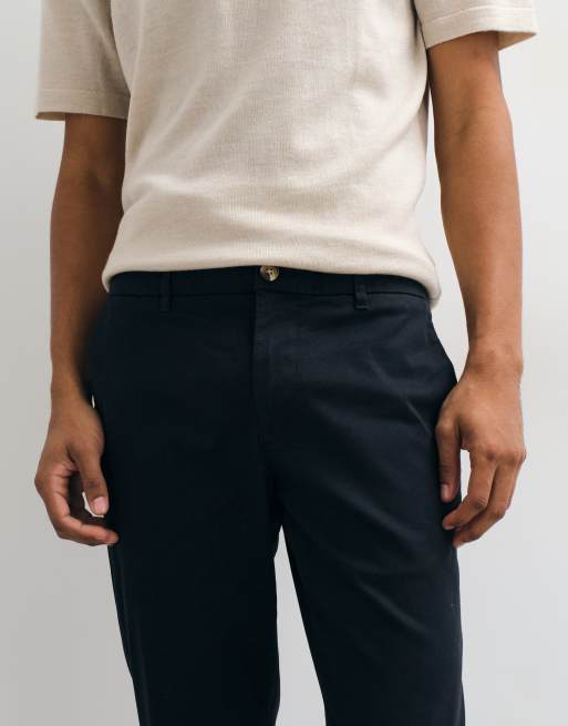 New Look slim fit chinos in black, 4 of 5