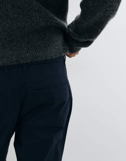 New Look slim fit chinos in navy, 4 of 5