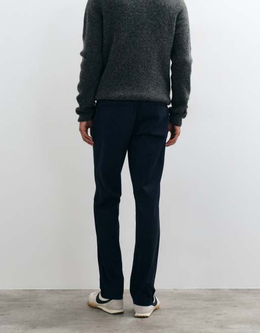 New Look slim fit chinos in navy, 5 of 5