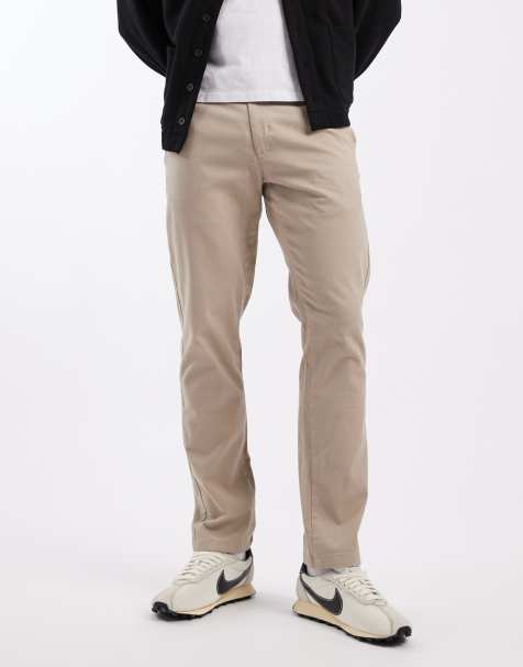 New Look slim fit chinos in stone - view 1