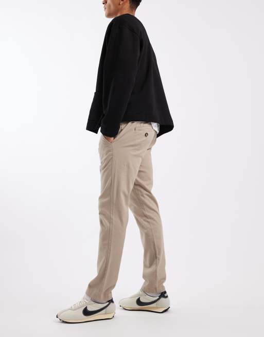 New Look slim fit chinos in stone, 3 of 5