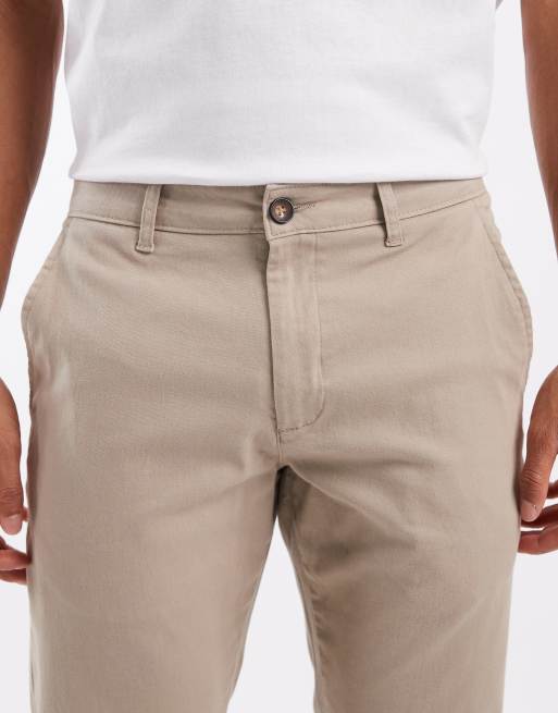 New Look slim fit chinos in stone, 4 of 5
