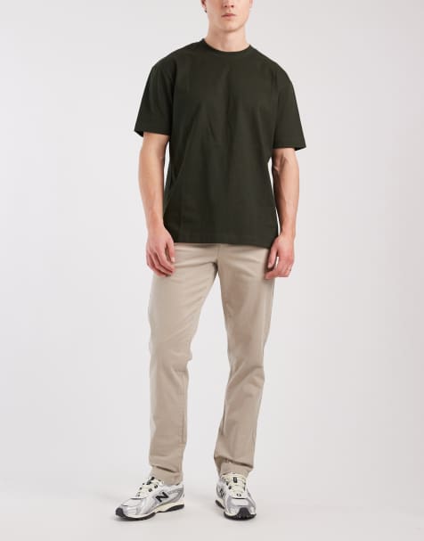 New Look slim fit chinos in stone - view 1