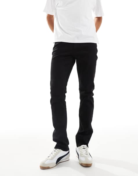 New Look slim fit jeans in black - view 1