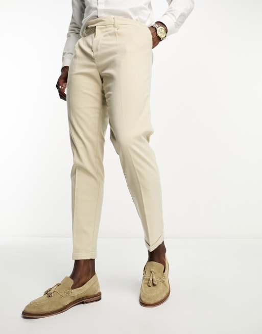 Tailored fit Pleated Men trousers