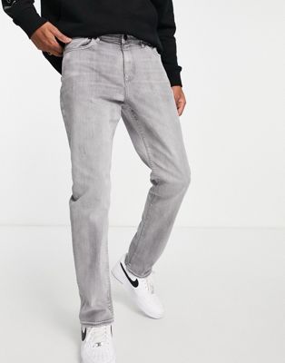 New Look slim jeans in mid grey