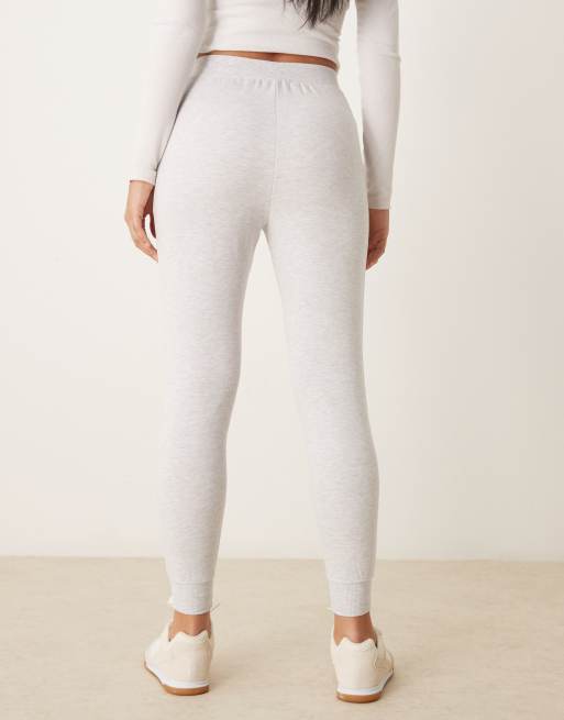 New Look slim leg cuffed joggers in grey