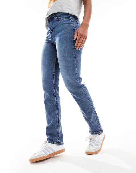New Look slim leg jean in mid blue - view 1