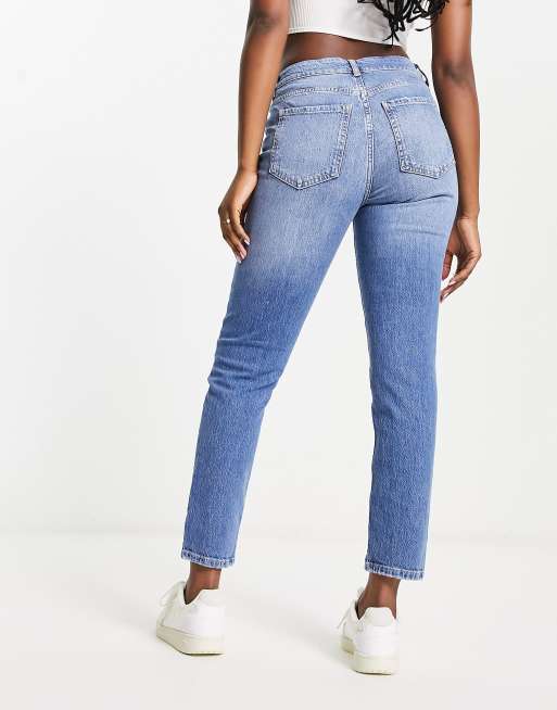 New Look slim leg jeans in authentic mid blue wash