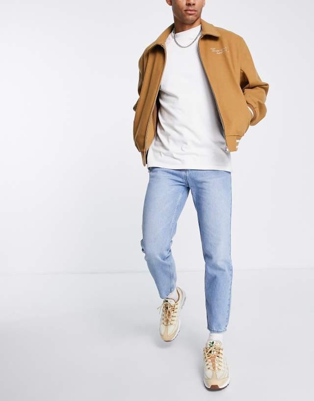 New Look slim rigid jean in vintage blue wash
