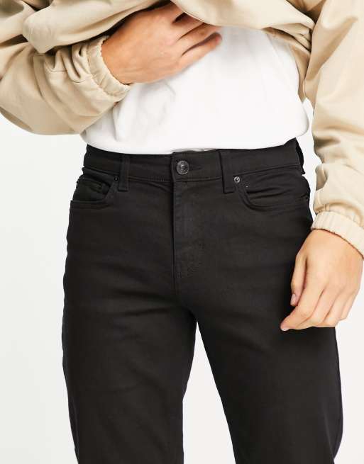 New Look slim rigid jeans in black, 2 of 4
