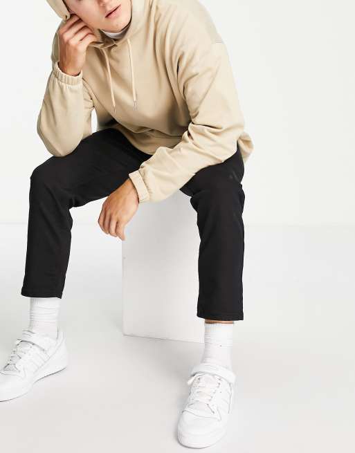 New Look slim rigid jeans in black, 3 of 4