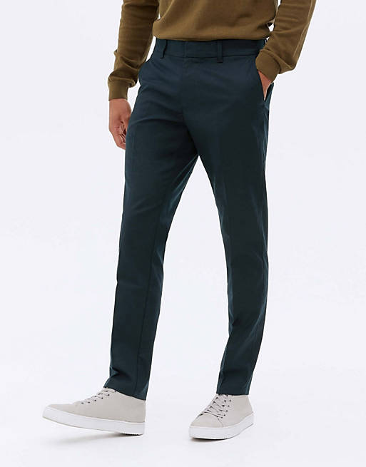  New Look slim smart trouser in navy 