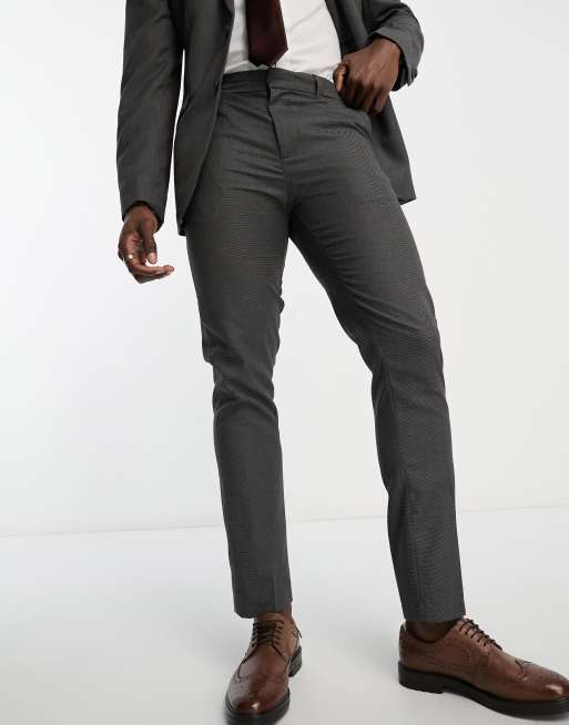 New Look slim suit pants in navy