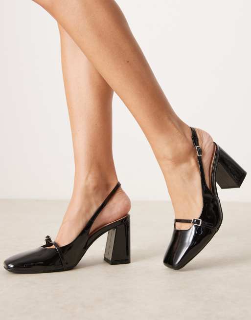 New look patent heels best sale