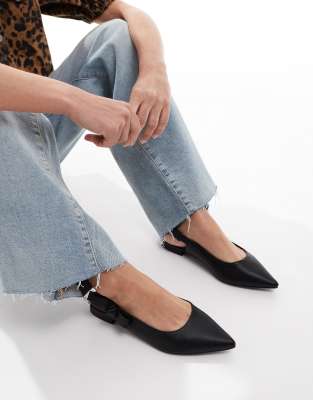 New Look - Slingback-Ballerinas in Schwarz