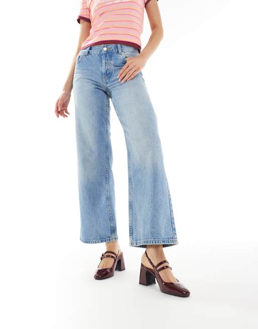 New Look slingback heeled mary jane in burgundy