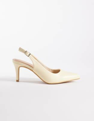  slingback heeled shoe 