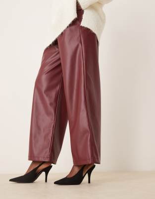 New Look New Look slingback pointed heeled shoes in black