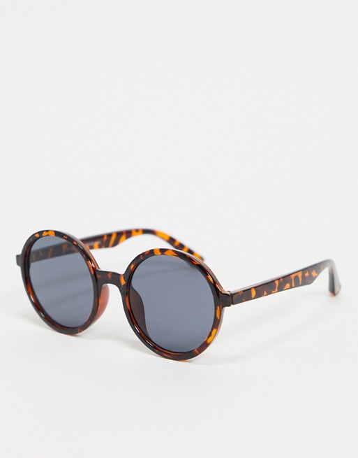 New Look small round sunglasses in tortoiseshell